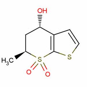 (4S,6S)-4-Hydroxy-6-methyl-5,6-dihydro-4H-thieno[2,3-b]thiopyran 7,7-dioxide