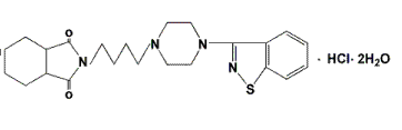 Perospirone Hydrochloride Hydrate