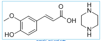 Piperazine ferulate