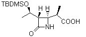 (2R)-2-((2S,3S)-3-[(R)-1-(tert-butyldimethylsilyloxy)ethyl)-4-oxoazetidin-2-yl)propanoic acid