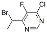 4-(1-bromoethyl)-6-chloro-5-fluoropyrimidine