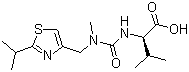 N-((N-Methyl-N-((2-isopropyl-4-thiazolyl)methyl)amino)carbonyl)-L-Valine