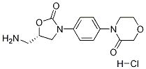 4-[4-[(5S)-5-(Aminomethyl)-2-oxo-3-oxazolidinyl] phenyl]-3-morpholinone hydrochloride