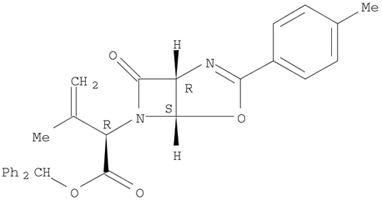 4-Oxa-2,6-diazabicyclo[320]hept-2-ene-6-acetic acid, a-(1-Methylethenyl)-3- (4-Methylphenyl)-7-oxo-, diphenylMethyl ester, [1R-[1a,5a,6(R)]]