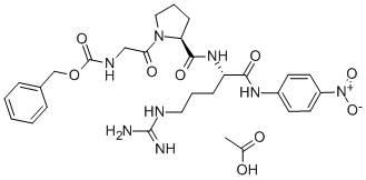 N-CBZ-GLY-PRO-ARG P-nitro-anilide acetate salt