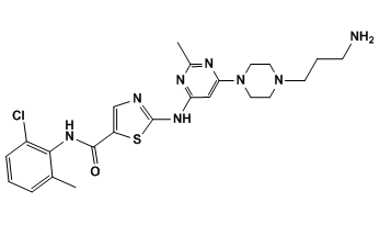 2-(6-(4-(3-aminopropyl)piperazin-1-yl)-2-methylpyrimidin-4-ylamino)-N-(2-chloro-6-methylphenyl)thiazole-5-carboxamide