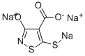 Trisodium 4-carboxy-5-mercapto-3-hydroxy-isothiazole