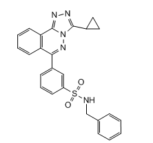 N-benzyl-3-(3-cyclopropyl-[1,2,4]triazolo[3,4-a]phthalazin-6-yl)benzenesulfonamide