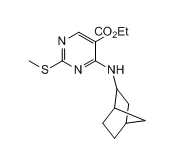 Ethyl 4-((1R,4S)-bicyclo[221]heptan-2-ylamino)-2-(methylthio)pyrimidine-5-carboxylate