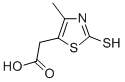 2-Mercapto-4-methyl-5-thiazoleacetic acid