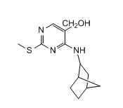 (4-((1R,4S)-bicyclo[221]heptan-2-ylamino)-2-(methylthio)pyrimidin-5-yl)methanol