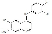 4-(3-chloro-4-fluorophenylamino)-7-methoxyquinazolin-6-ol