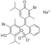 Phenol,4,4-(1,1-dioxido-3H-2,1-benzoxathiol-3-ylidene)bis 2-bromo-3-methyl-6-(1-methylethyl)-,sodium salt (1:1)