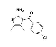 (2-amino-4,5-dimethylthiophen-3-yl)(4-chlorophenyl)methanone