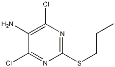 4,6-dichloro-2-(propylthio)pyrimidin-5-amine