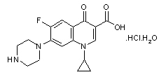 Ciprofloxacin hydrochloride