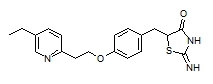 Product name:5-{[4-[2-(5-Ethyl-2-pyridinyl)ethoxy]phenyl]methy}-2-imino-4-thiazolidinone